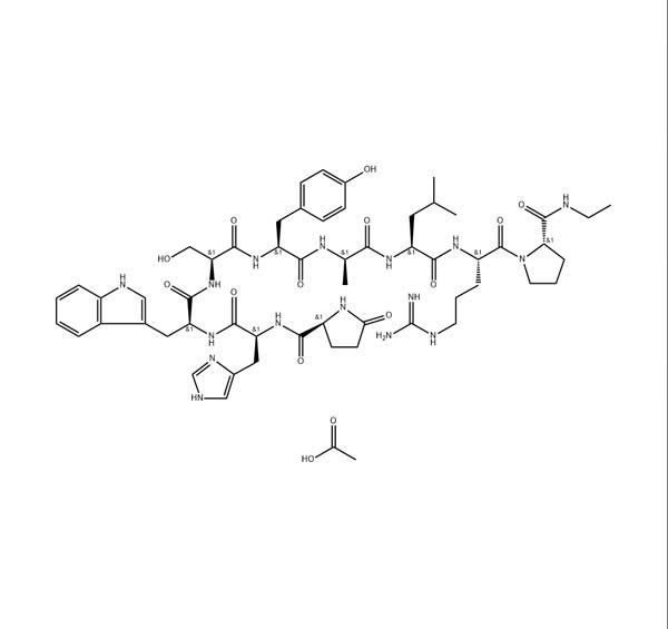 Alarelin Acetate Peptide API Raw powders