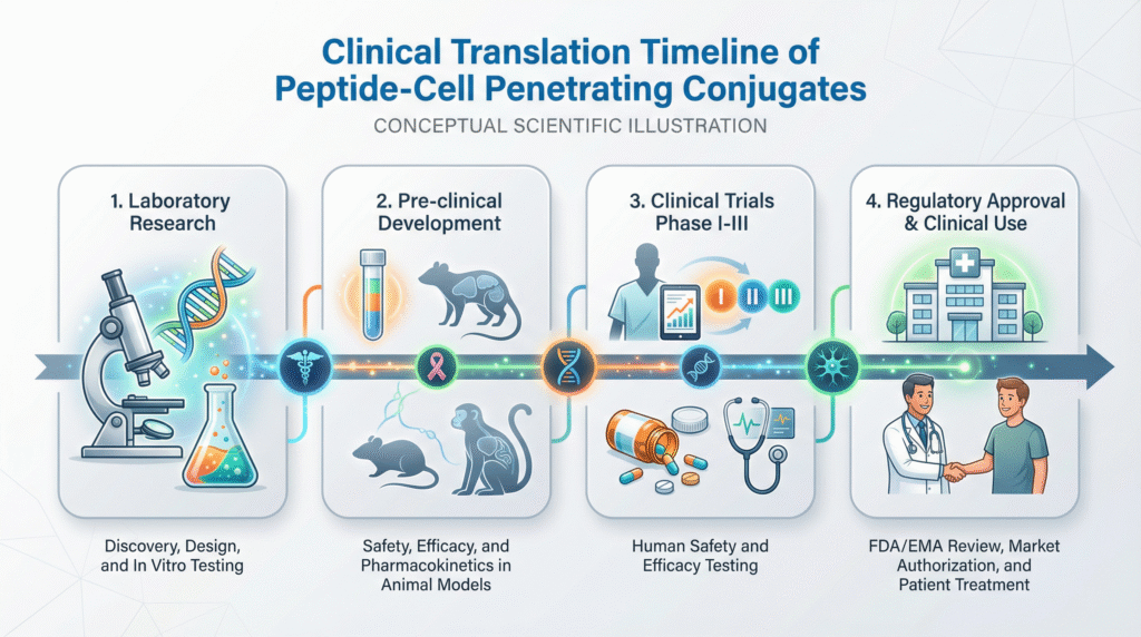 Cell-Penetrating Peptides (CPPs) Clinical Translation