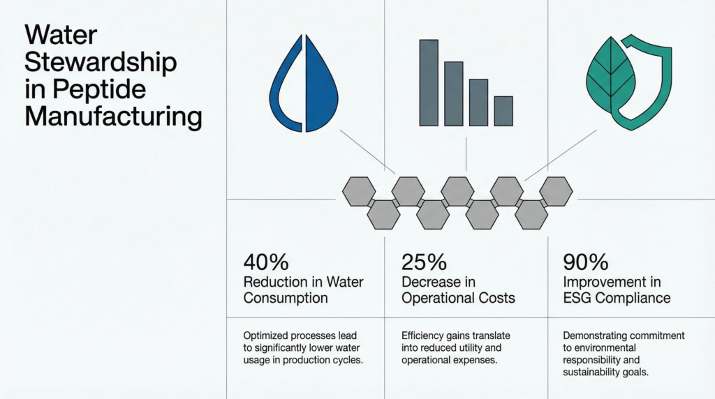 Water Stewardship in Peptide Manufacturing
