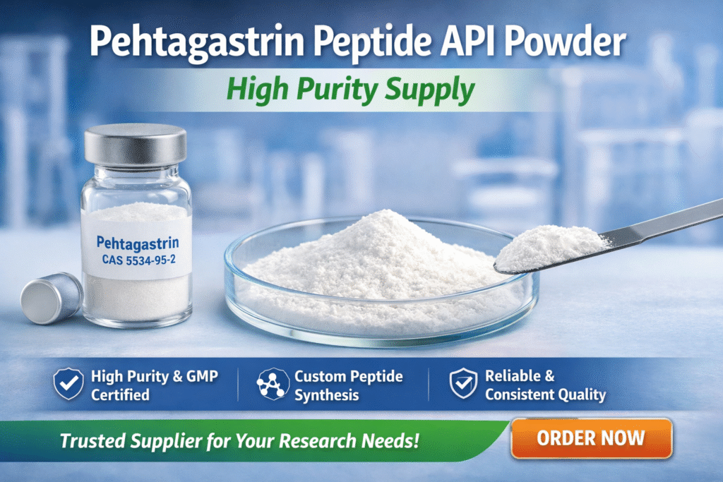 Pehtagastrin peptide API powder