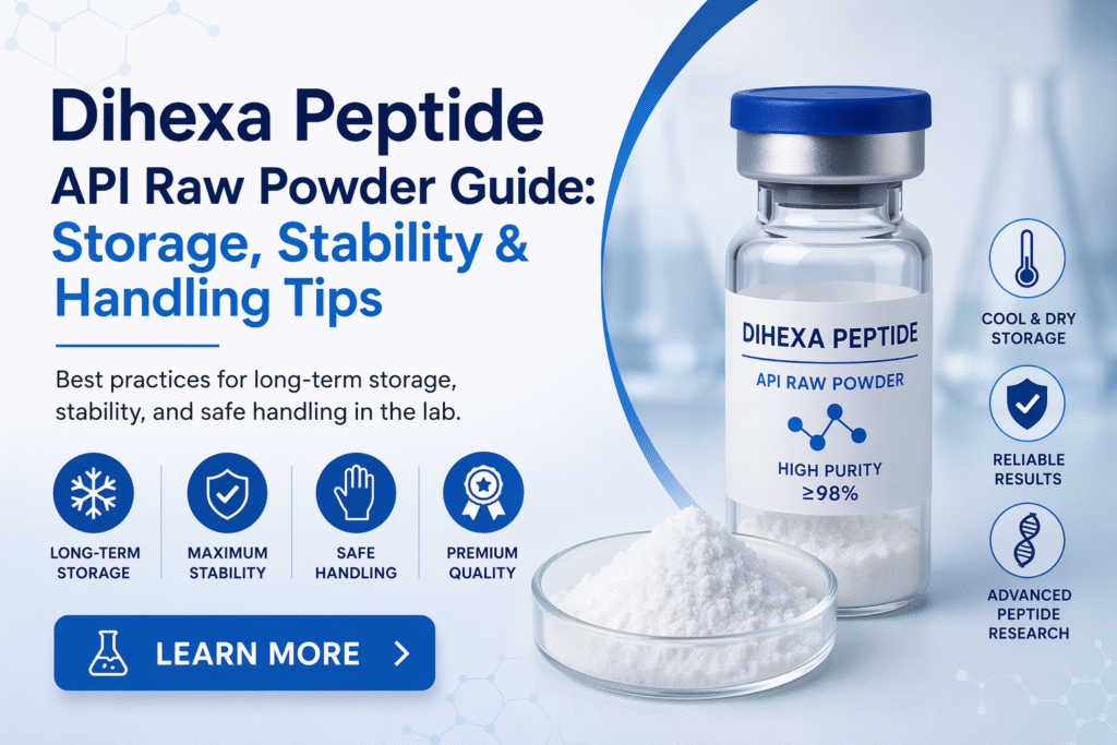 Dihexa Peptide API Raw Powder