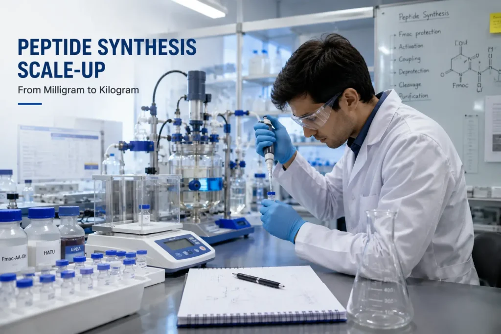 peptide synthesis scale up