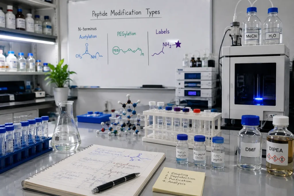 peptide modification types