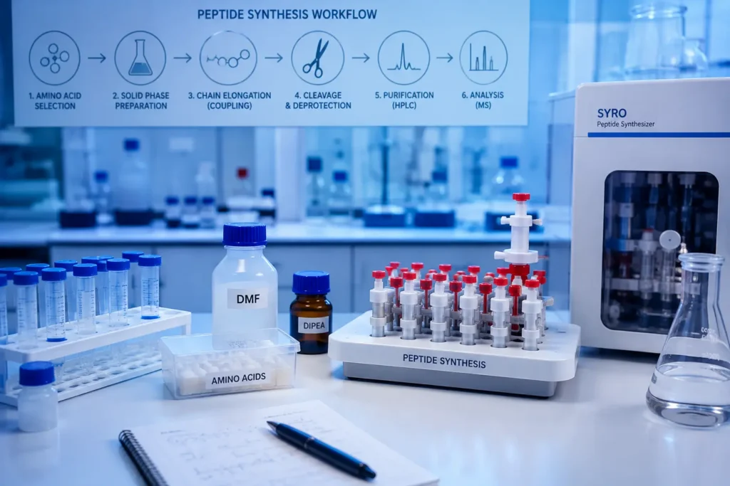how to read peptide HPLC chromatogram