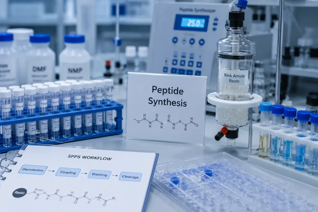 how peptides are synthesized