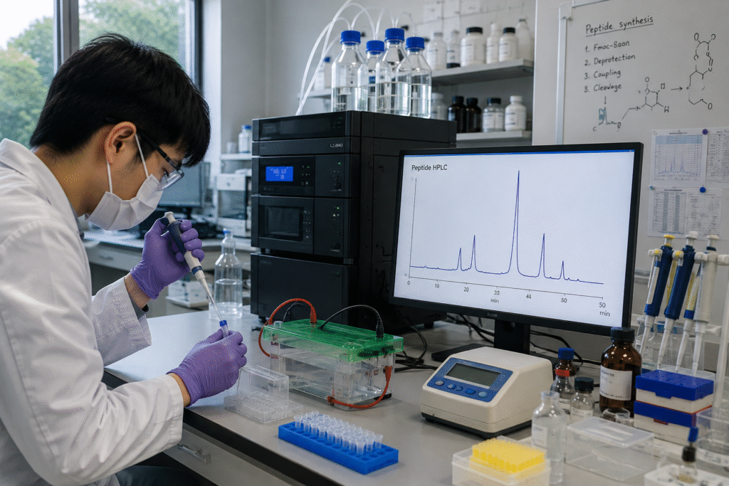 how peptides are synthesized