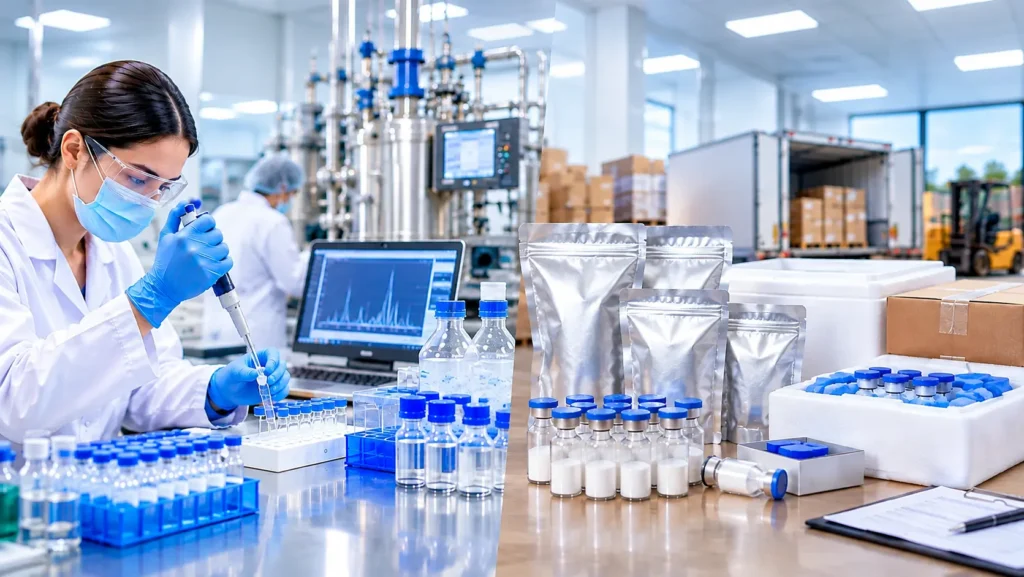 peptide manufacturer vs supplier